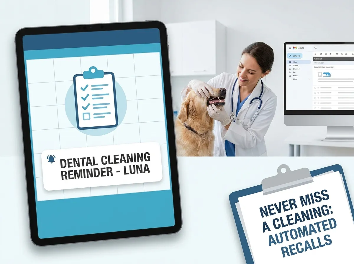 Never Miss a Cleaning: Setting Up Automated Recalls for Veterinary Dental Care