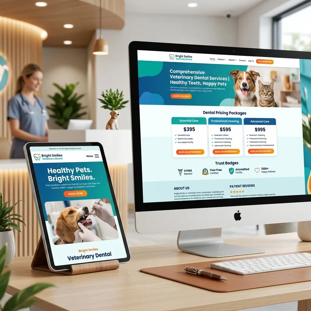 How to Write a High-Converting Veterinary Dental Services Page (with Examples)