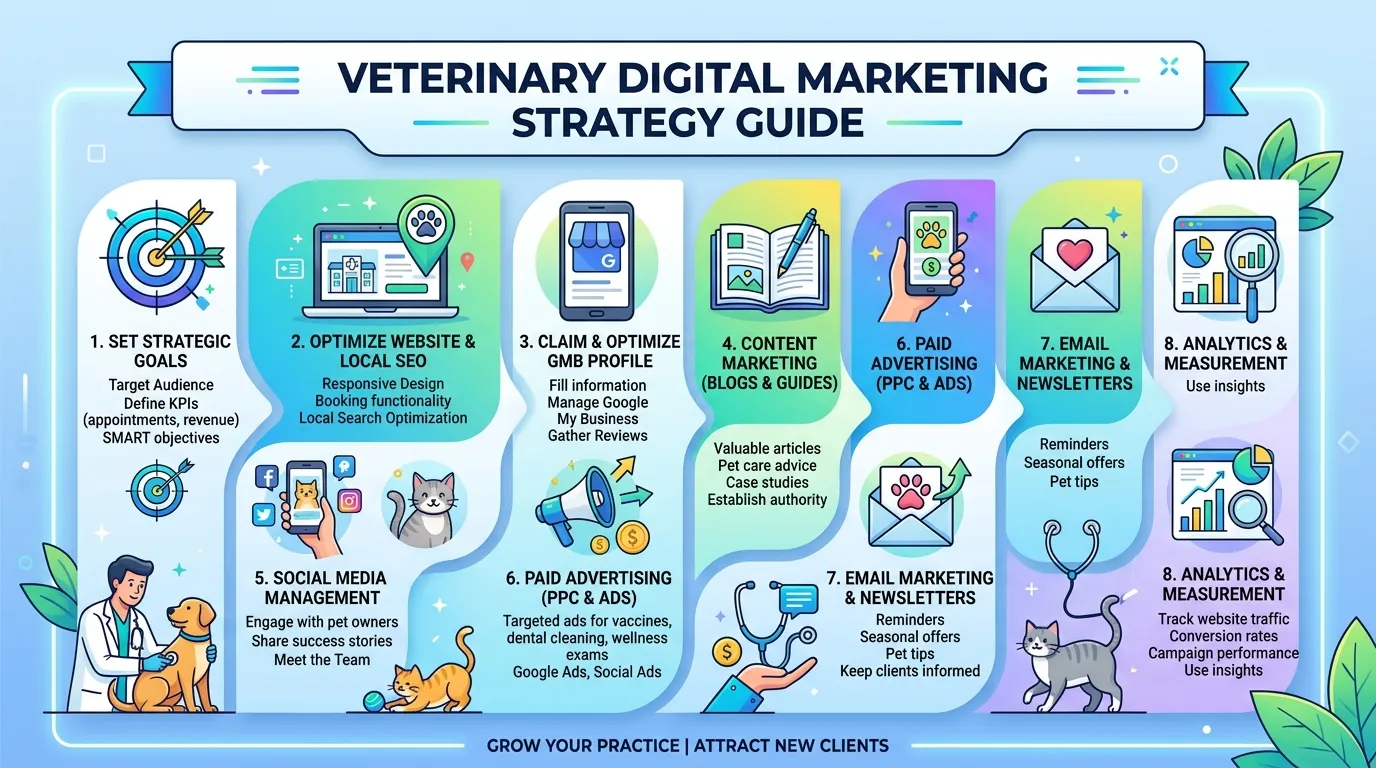 Veterinary Digital Marketing: The Complete Strategy Guide to Growing Your Vet Practice Online
