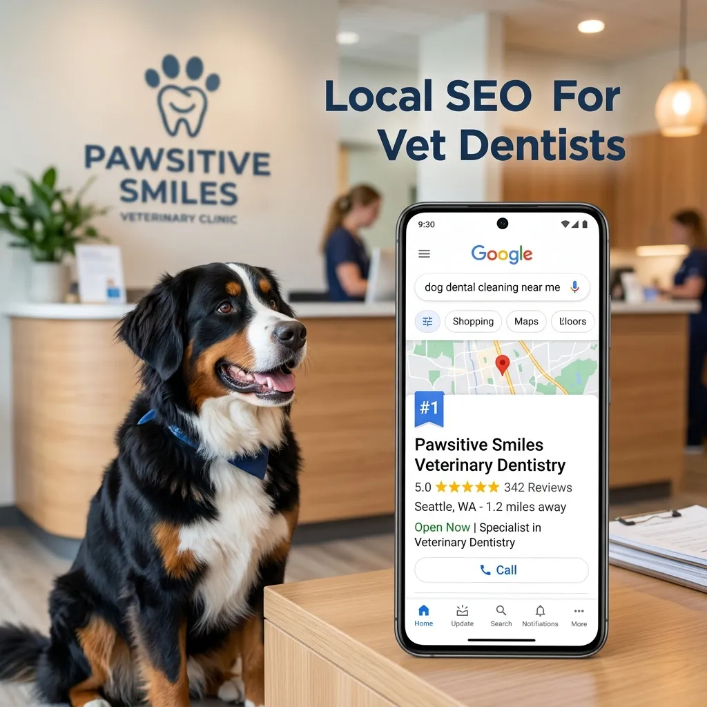 Local SEO for Veterinary Dentists: Ranking for 'Dog Dental Cleaning Near Me'